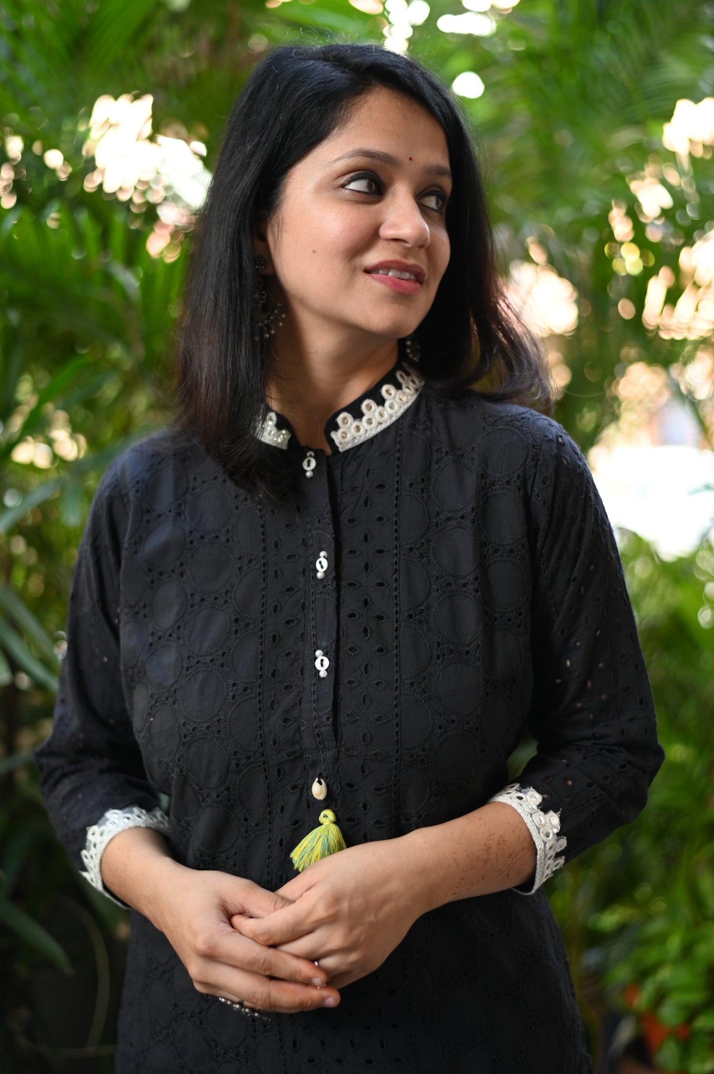 Meera Cotton Schiffli Kurta Pant