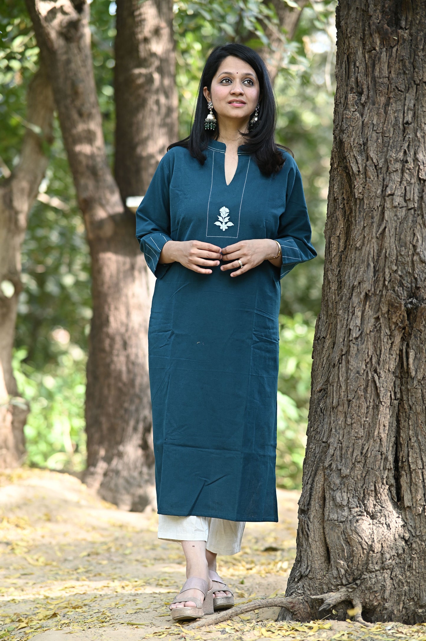 Nyla Khadi Cotton Kurti