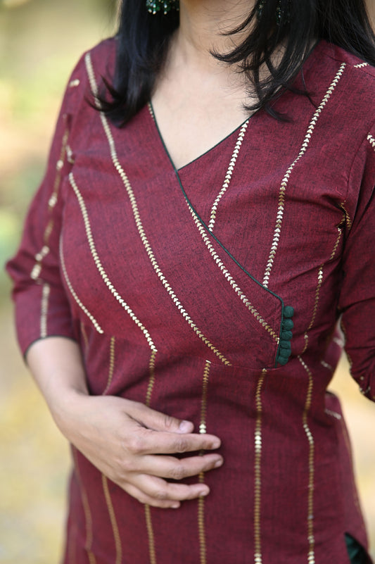 Kavya Cotton Kurta Pant Set