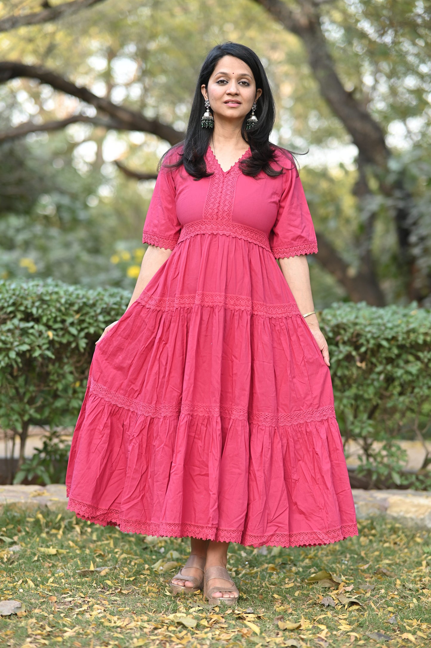 Rani Cotton Tier Gown
