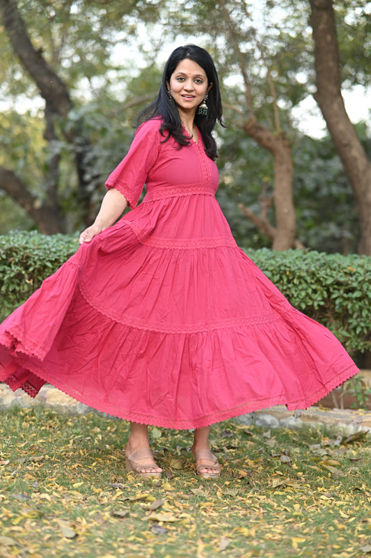 Rani Cotton Tier Gown