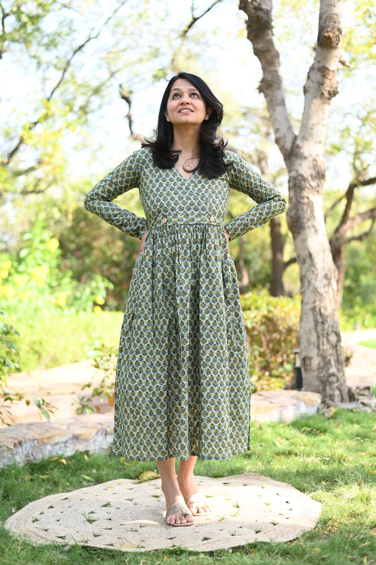 Geetika Cotton Midi Dress