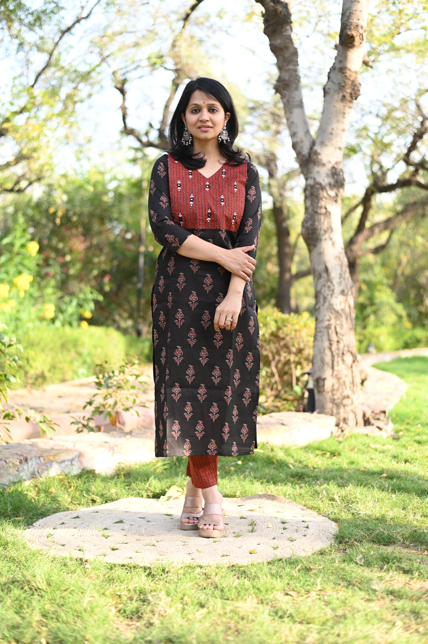 Yami Cotton Kurta Pant Set