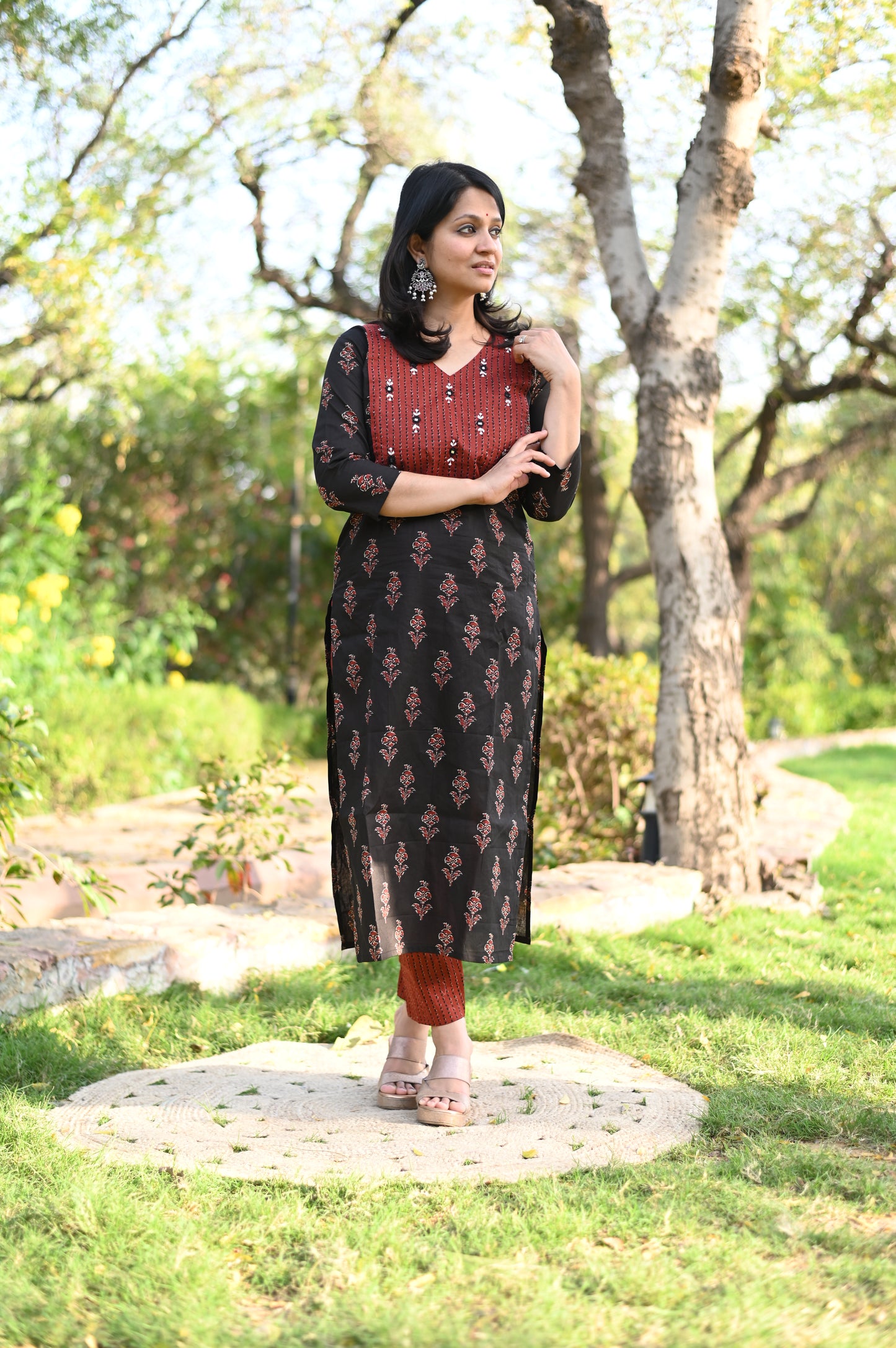 Yami Cotton Kurta Pant Set