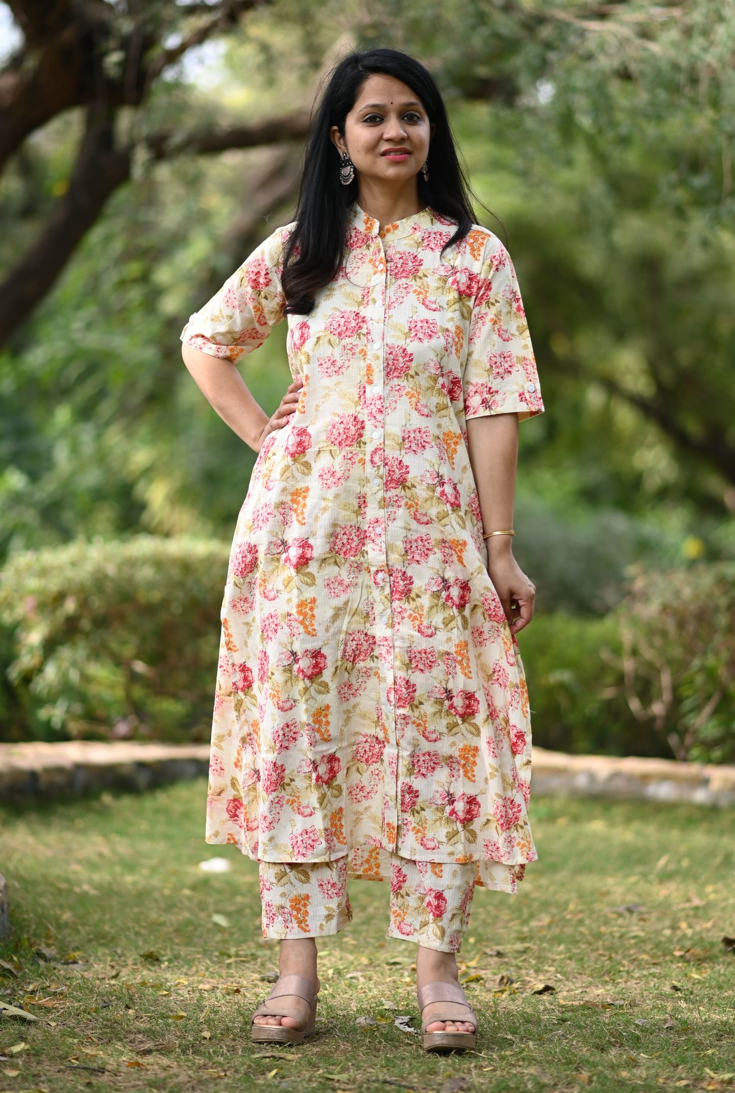 Indi A-Line Cotton Co-ord Set