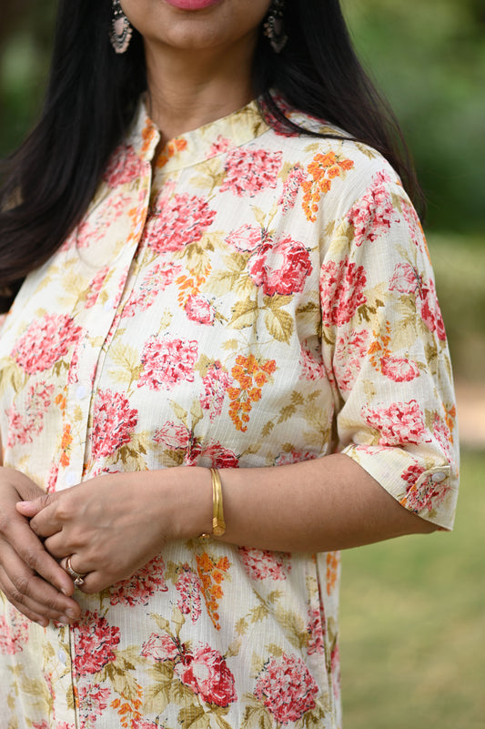 Indi A-Line Cotton Co-ord Set