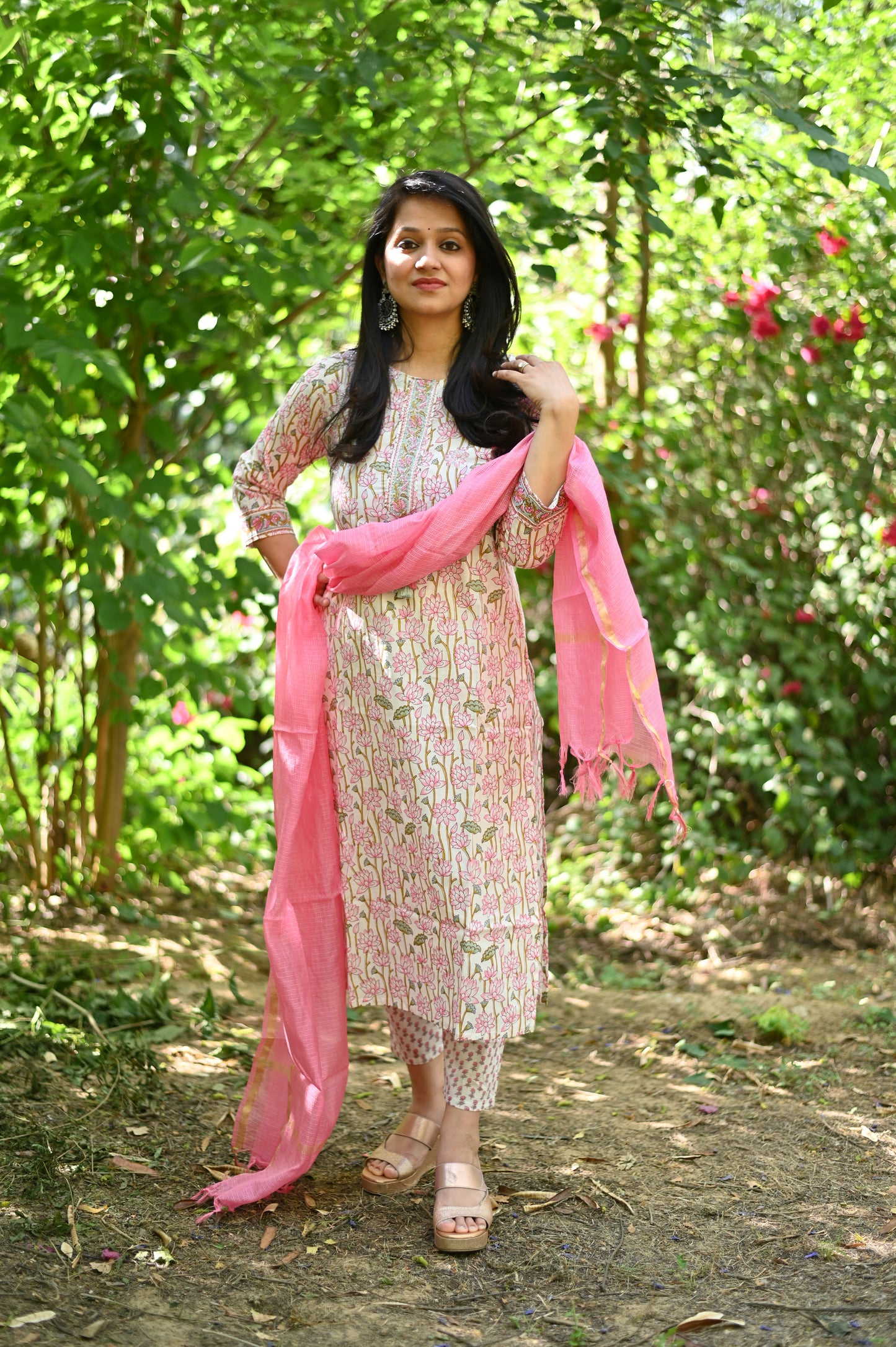 Kamali Handblock Suit Set