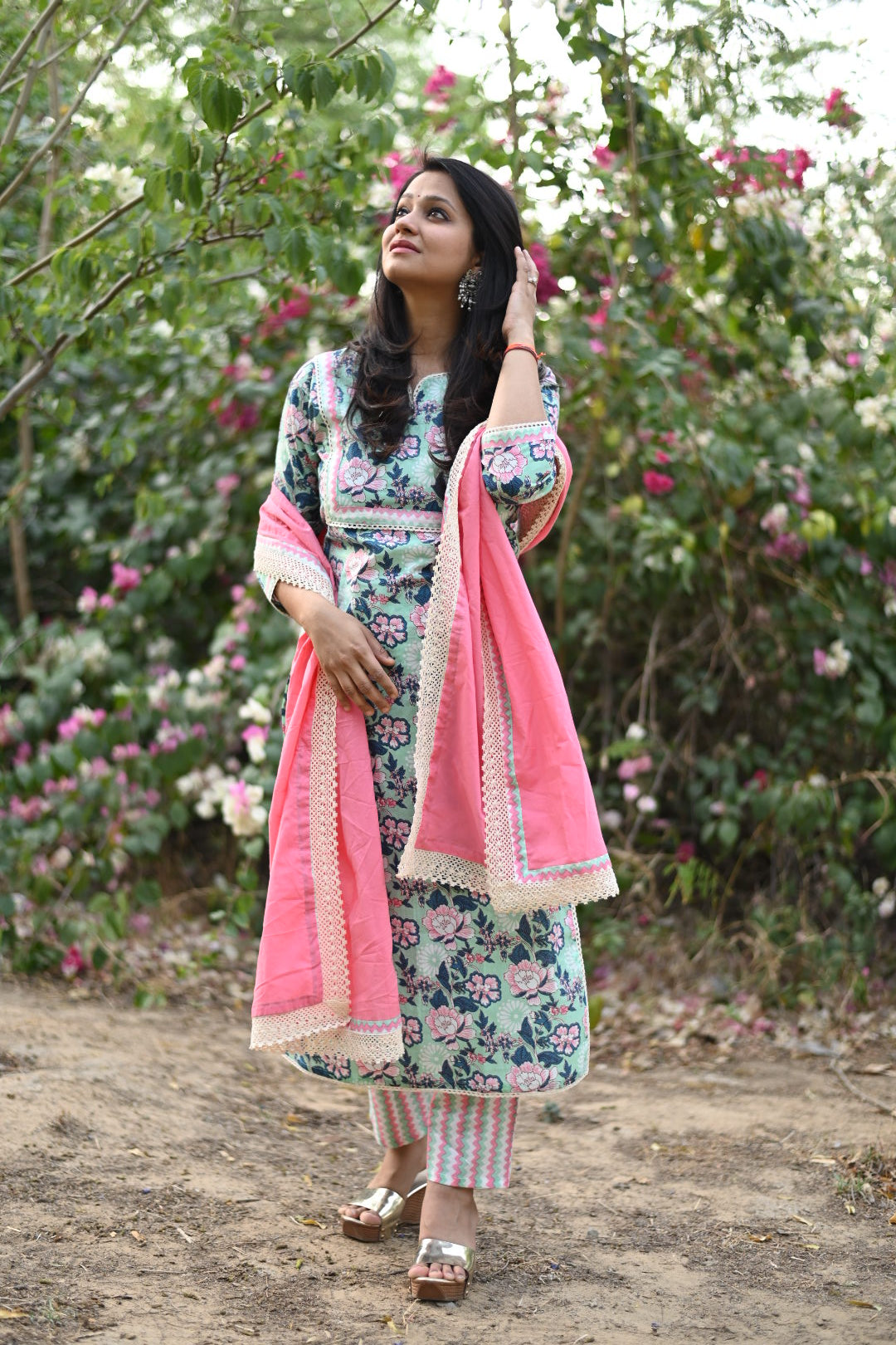 Rozaa Cotton Suit Set