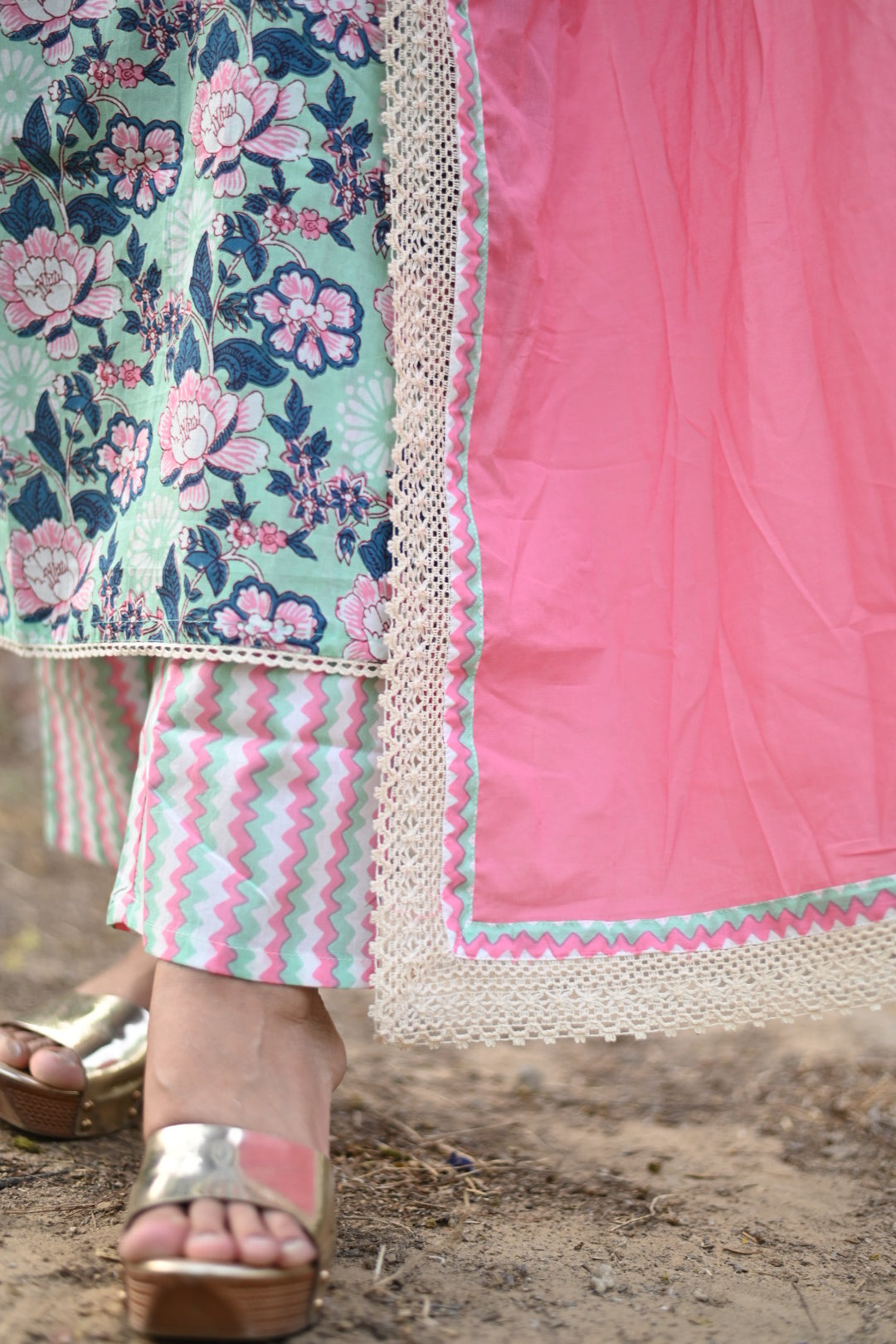 Rozaa Cotton Suit Set