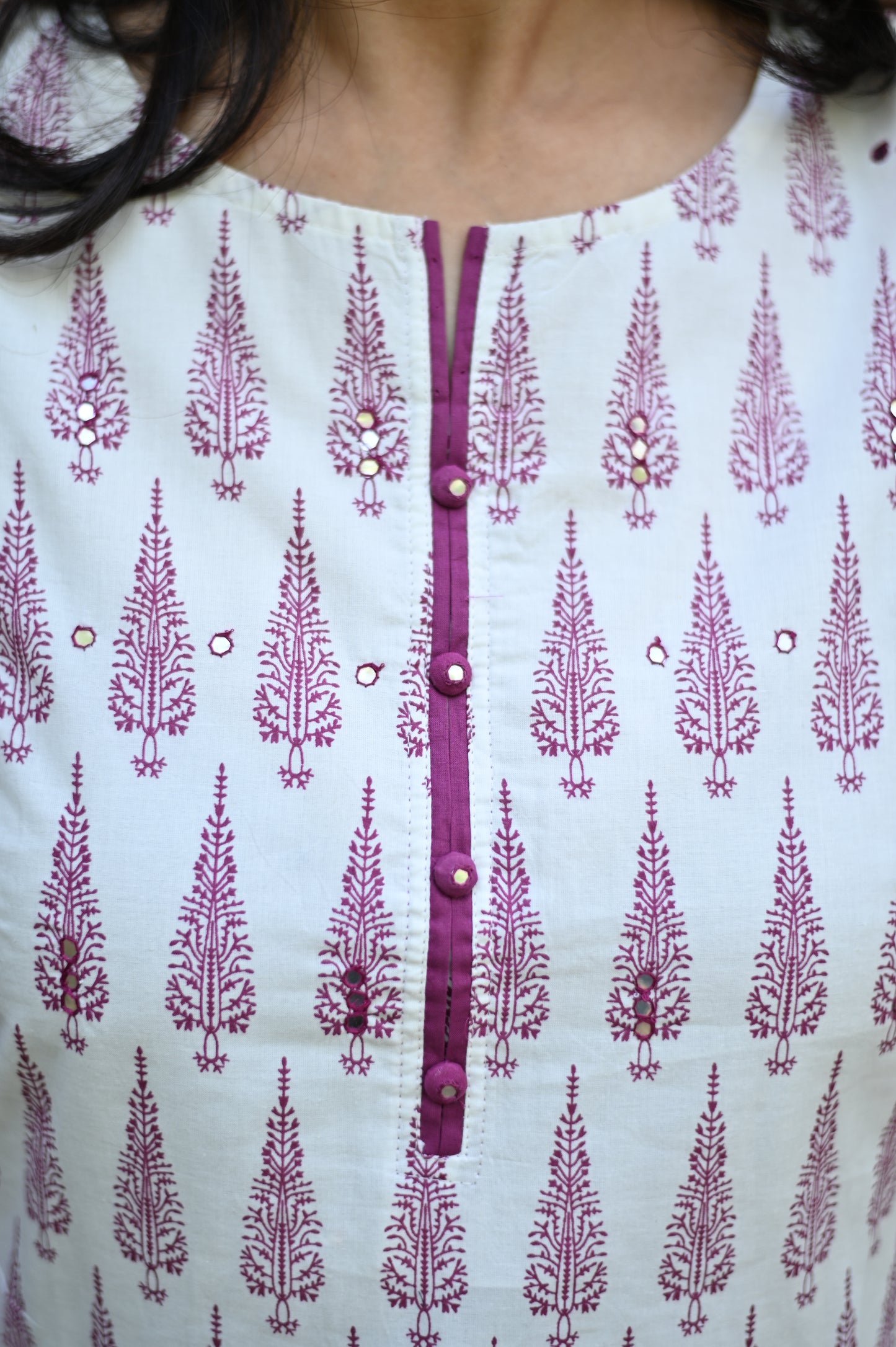 Mandira Hand Block Suit Set