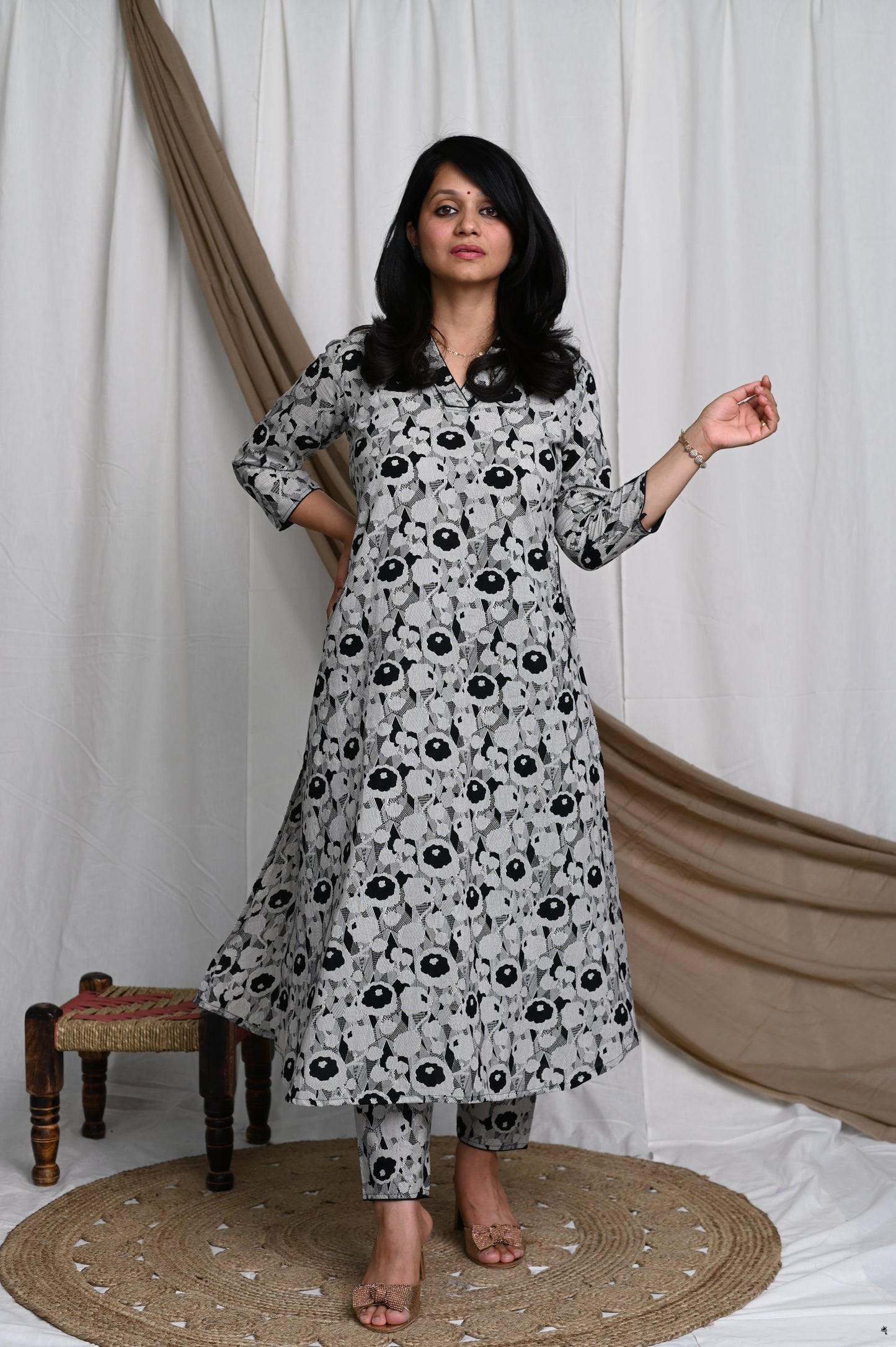 Manorama Cotton Kurta Pant Set