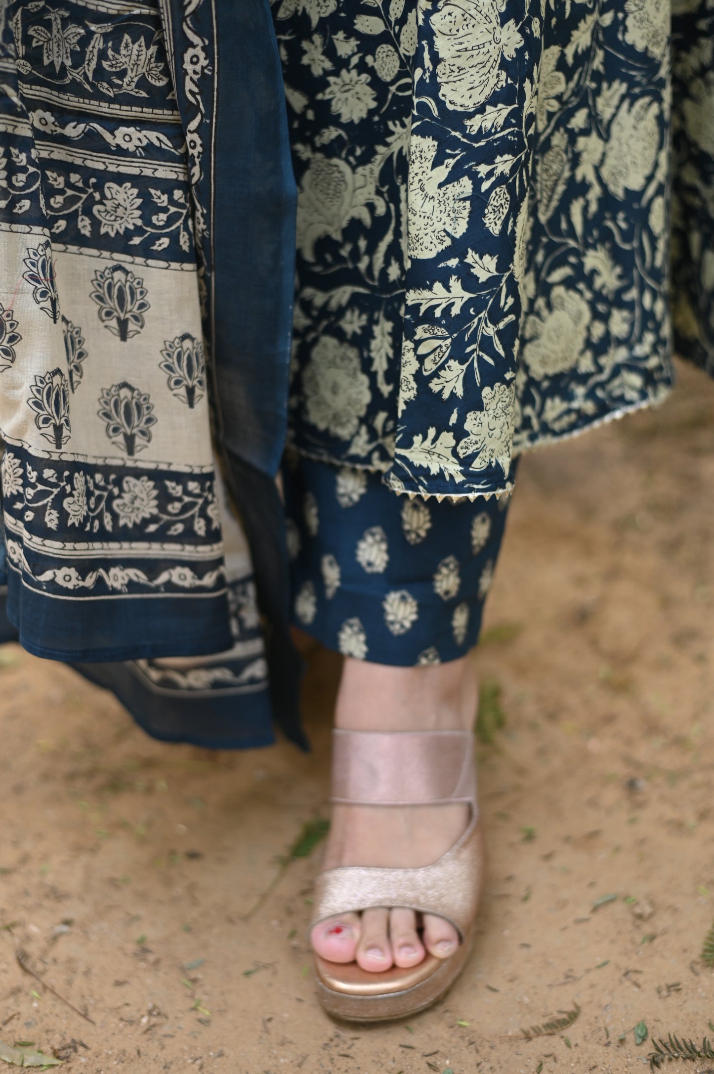 Arika Anarkali Cotton Suit Set