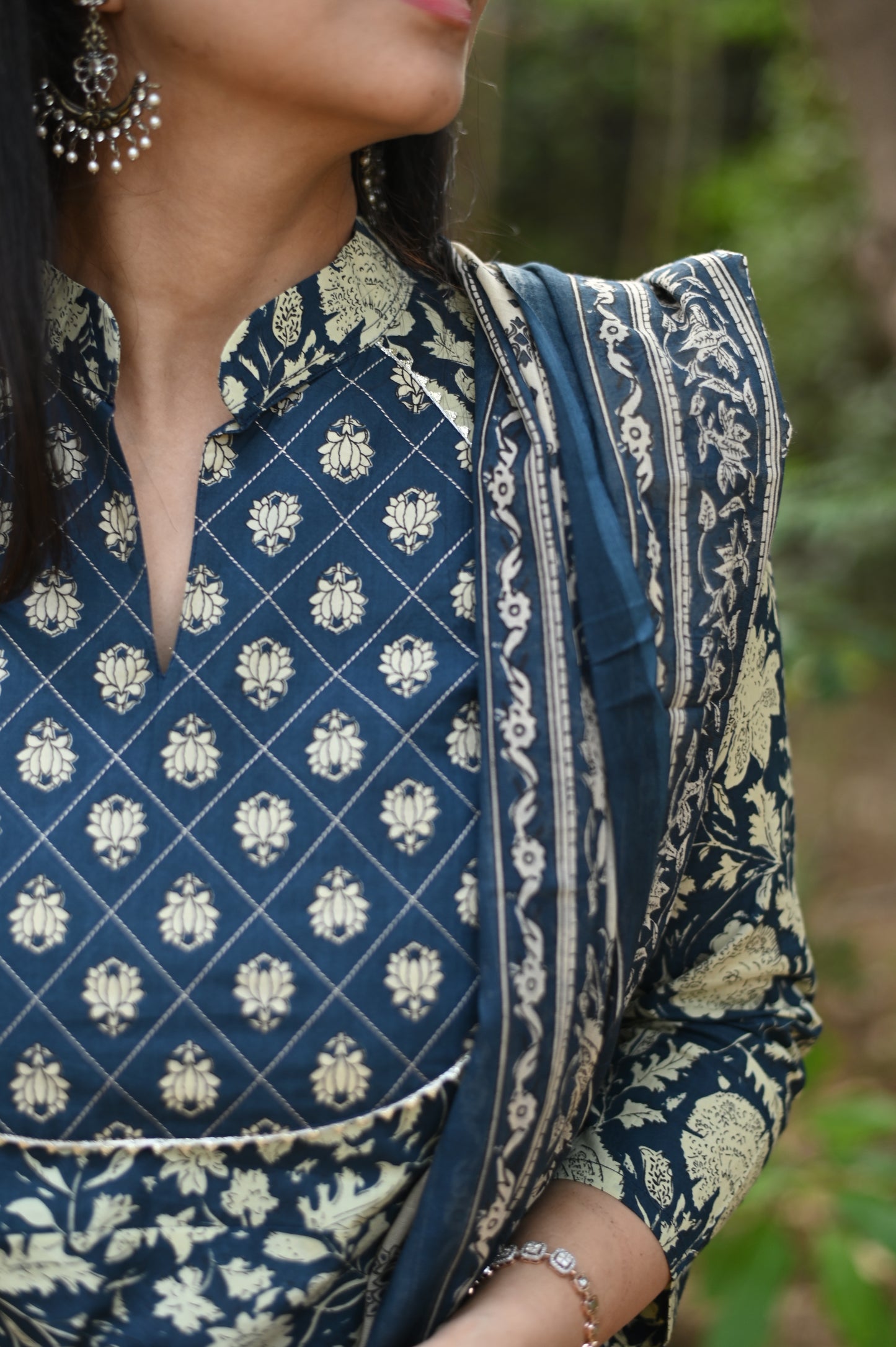 Arika Anarkali Cotton Suit Set