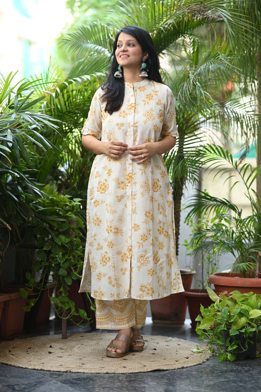 Kavi A-Line Cotton Co-ord Set