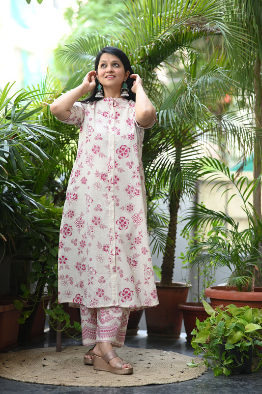 Kyra A-Line Cotton Co-ord Set