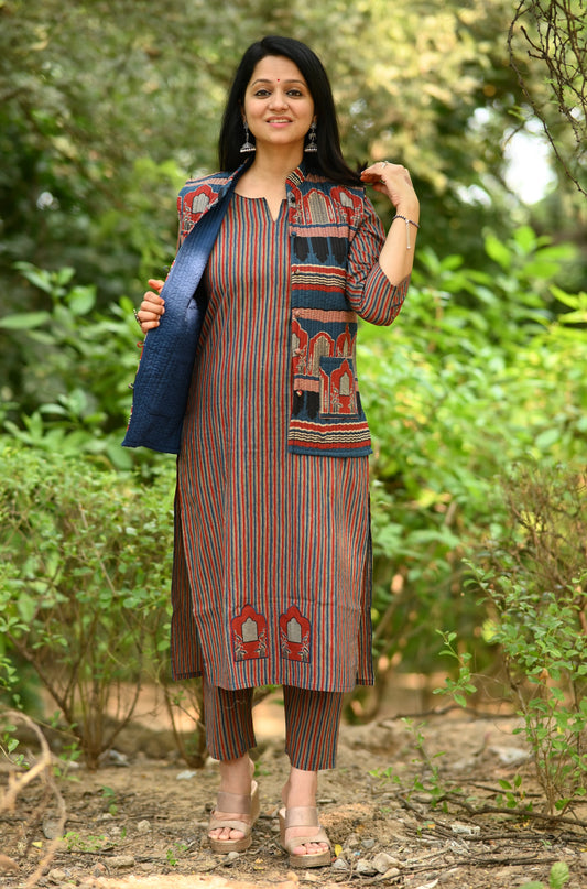 Mirza Kurta Pant with Jacket Set