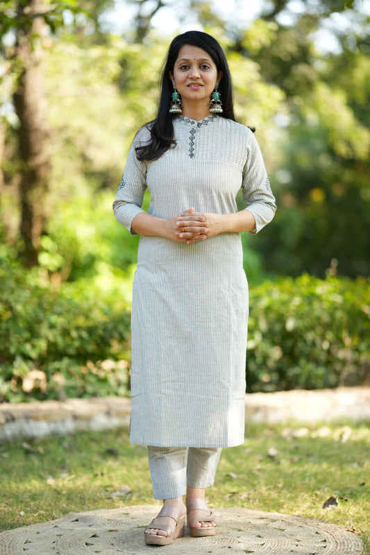 Khaadi Cotton Kurta Pant Set