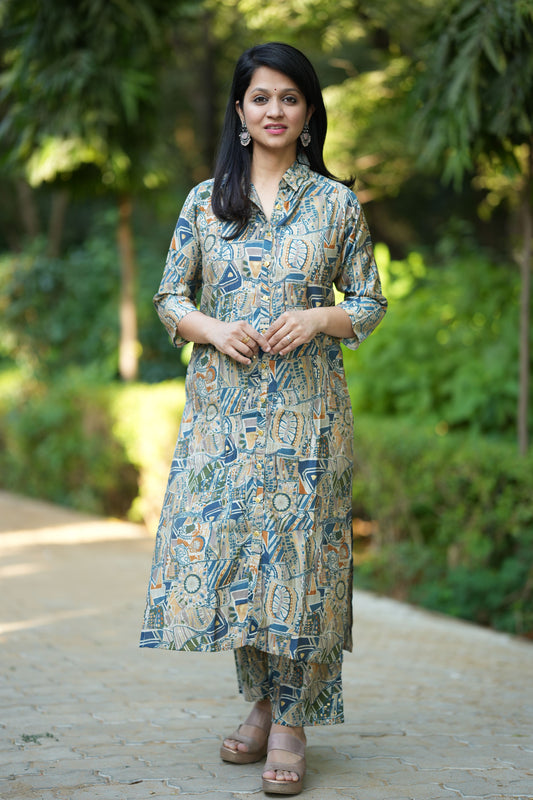 Lily Muslin Silk Kurta Pant Set