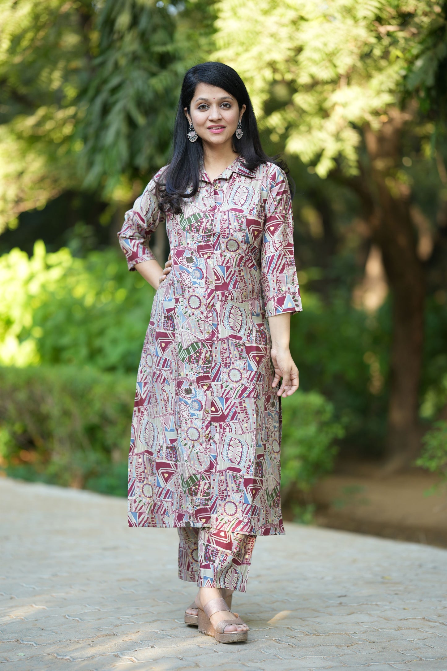 Daisy Muslin Silk Kurta Pant Set
