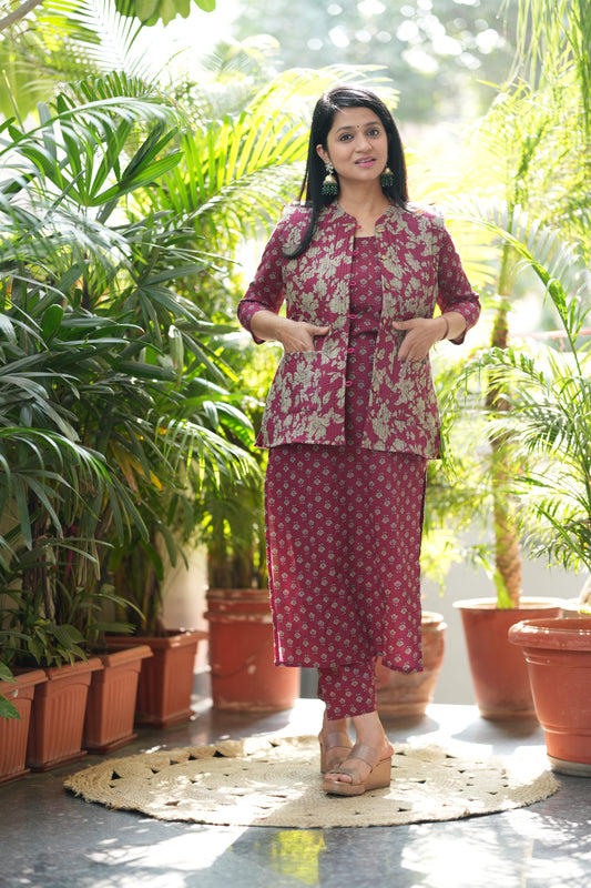 Sagun Kurta Pant with Jacket Set