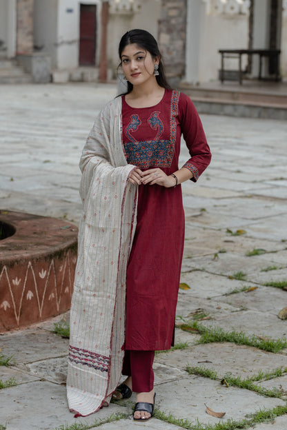 Mayuri Designer Cotton Suit Set