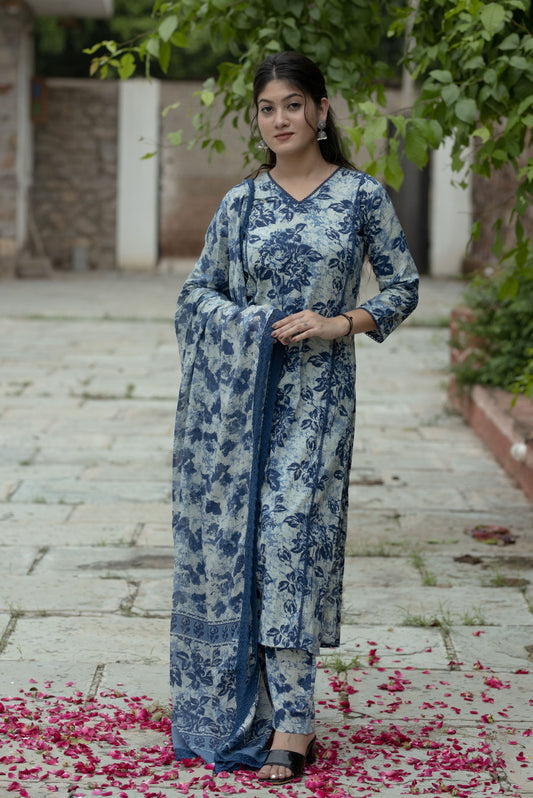 Indraani Cotton Suit Set