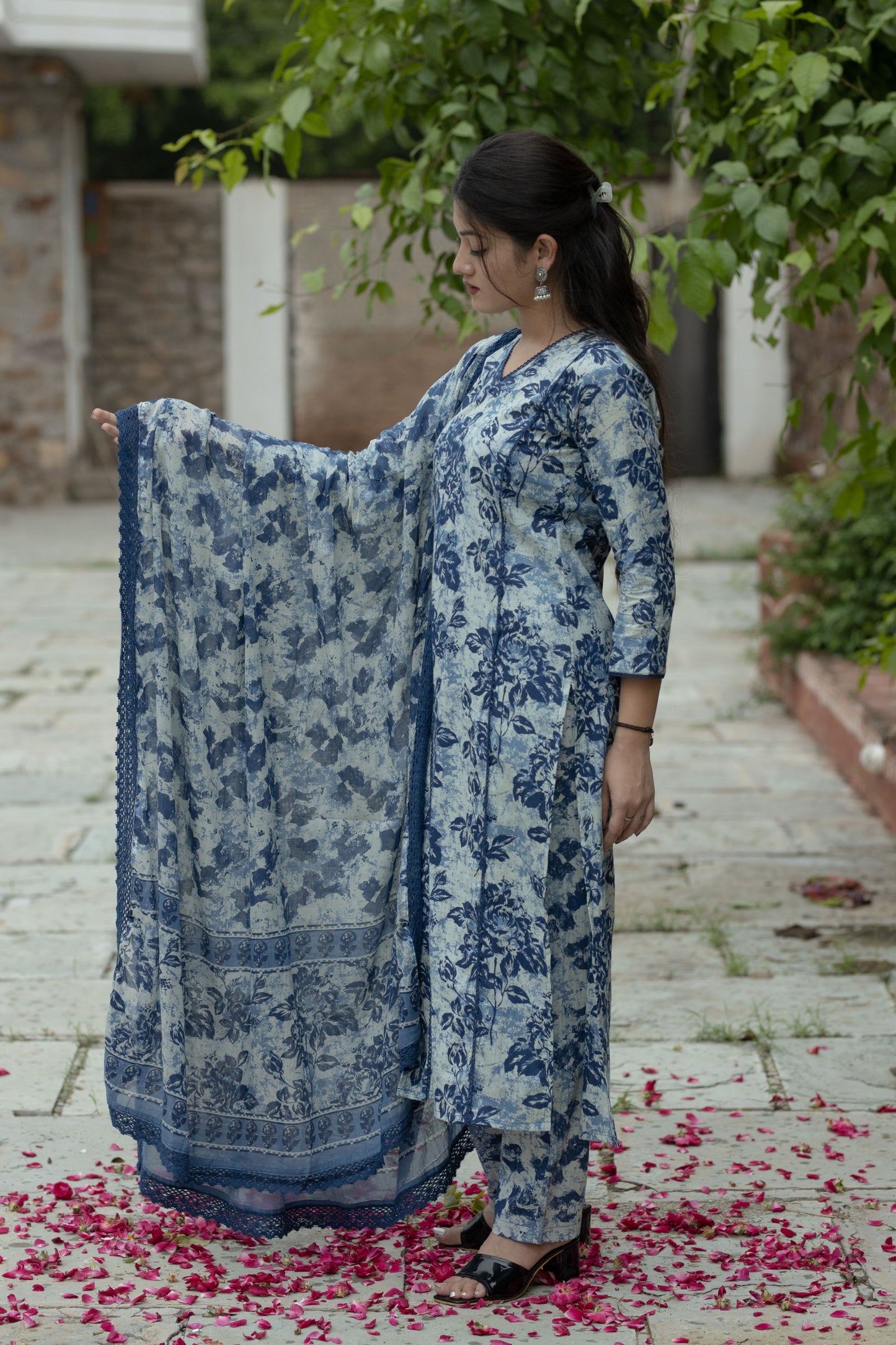 Indraani Cotton Suit Set