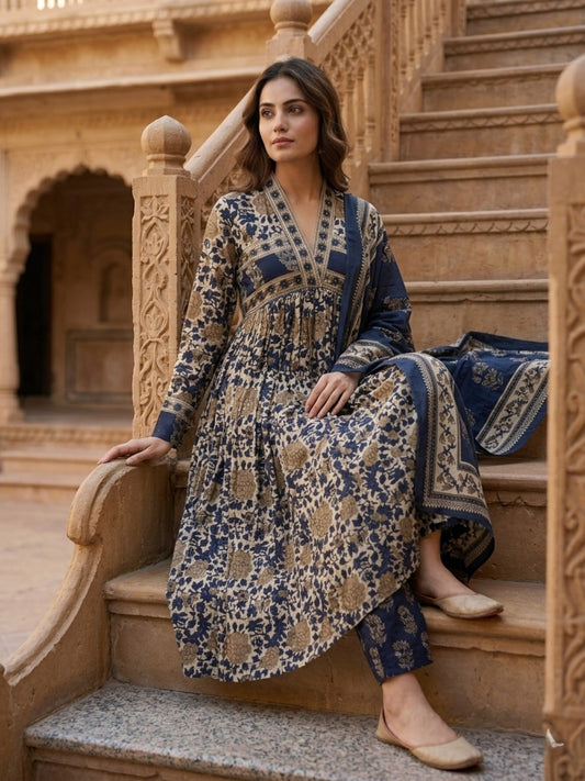 Tarana Alia Cotton Suit Set