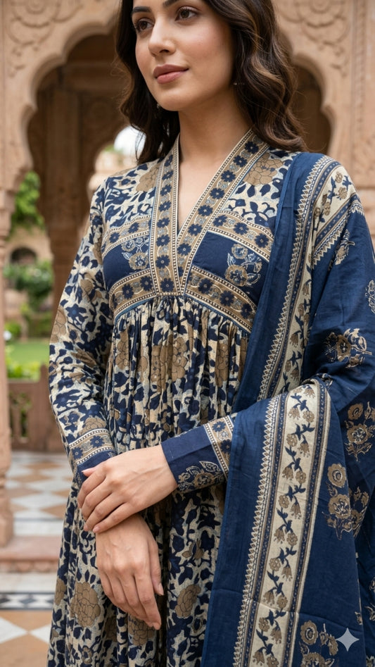 Tarana Alia Cotton Suit Set
