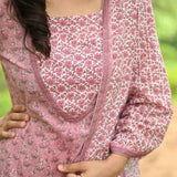 OP Cotton Anarkali Suit Set