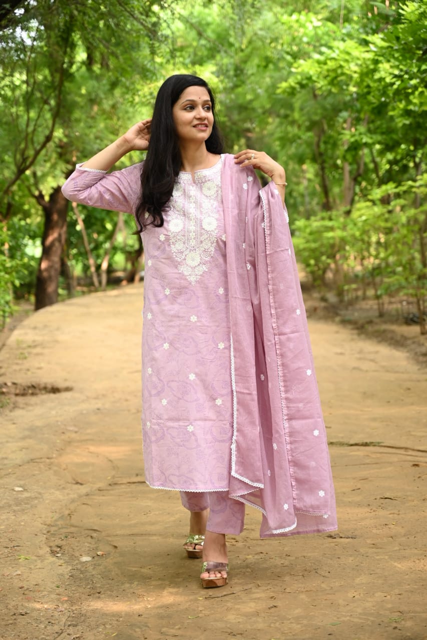 Heer Cotton Suit Set