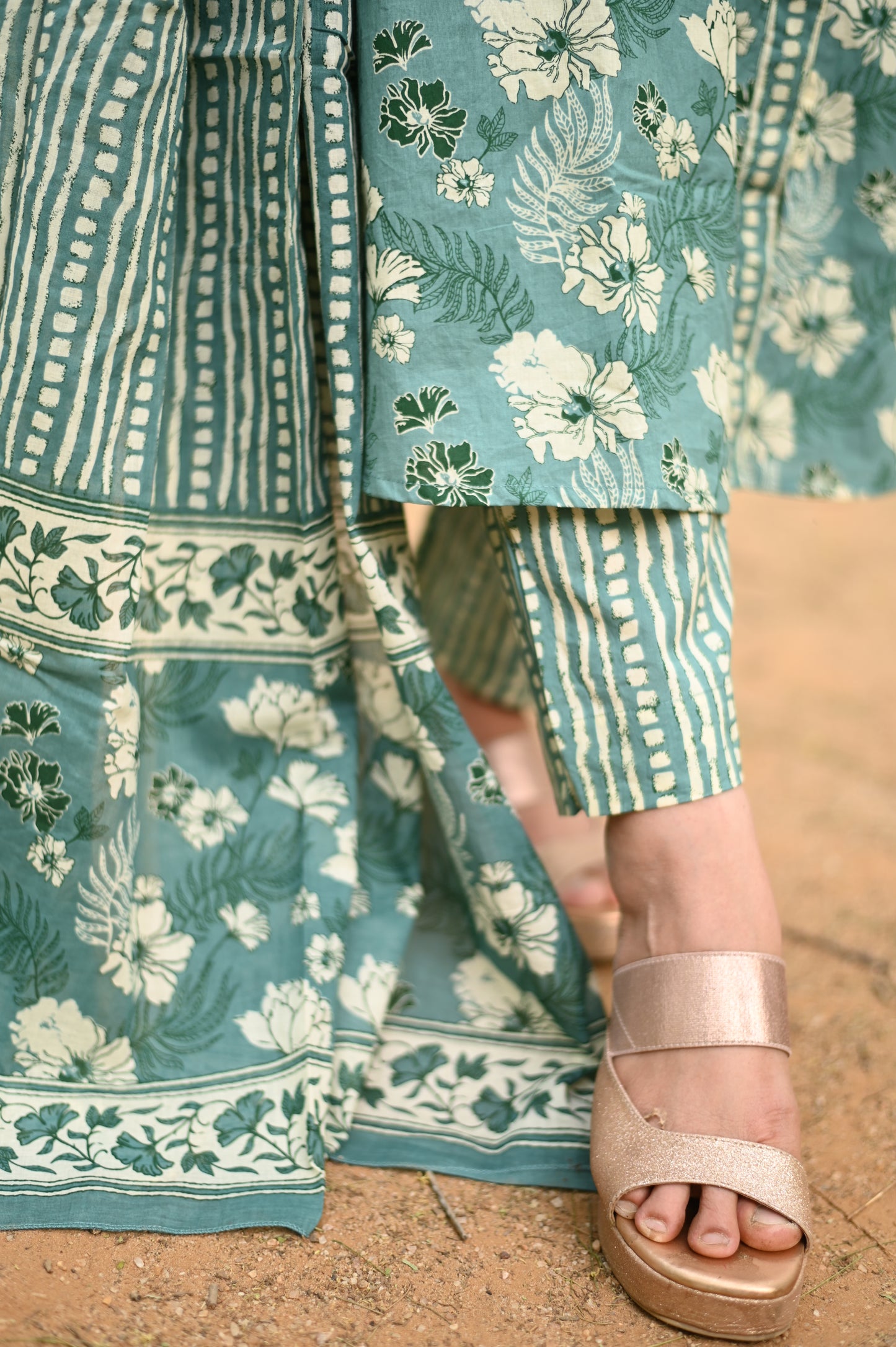 Garima A-Line Cotton Suit Set
