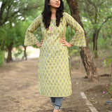 Bhama bell sleeves cotton kurti