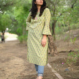 Bhama bell sleeves cotton kurti