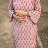 Kaya bell sleeves cotton kurti