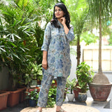 Cloud muslin silk co-ord set