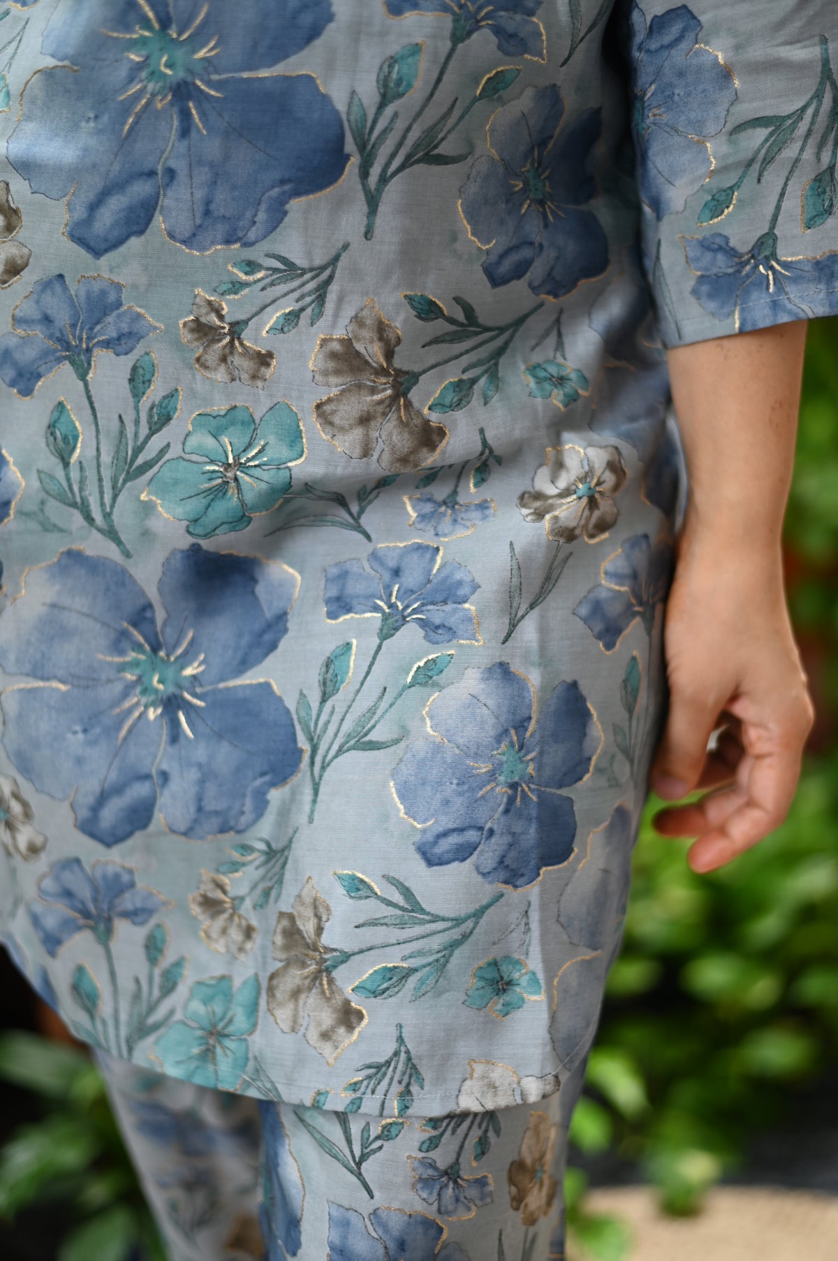 Cloud muslin silk co-ord set