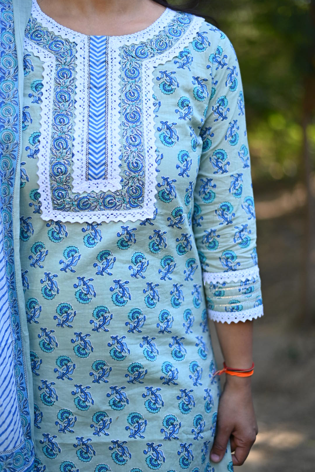 Ahoyi cotton sharara set
