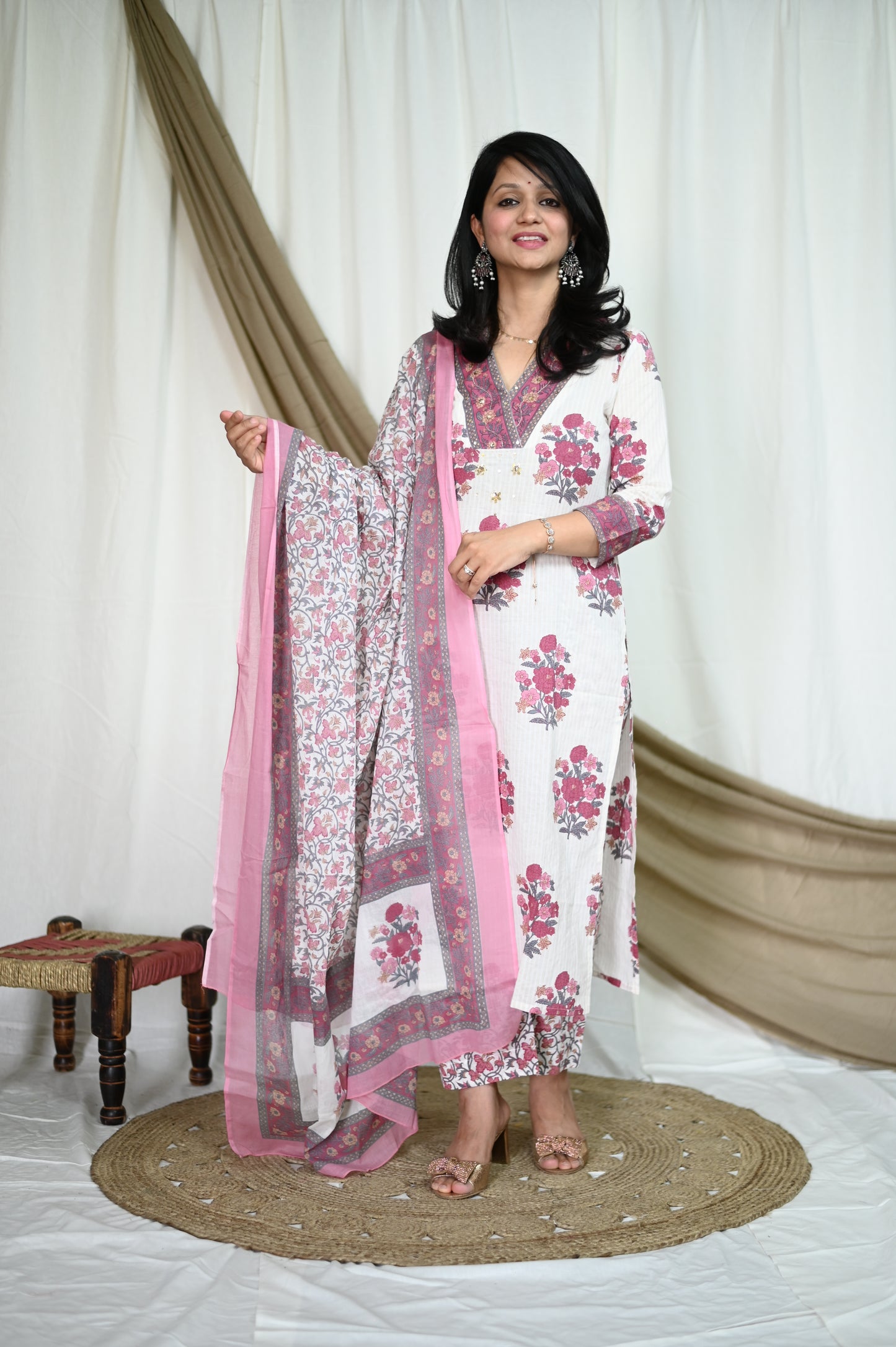 Avanti Handblock Cotton Suit Set