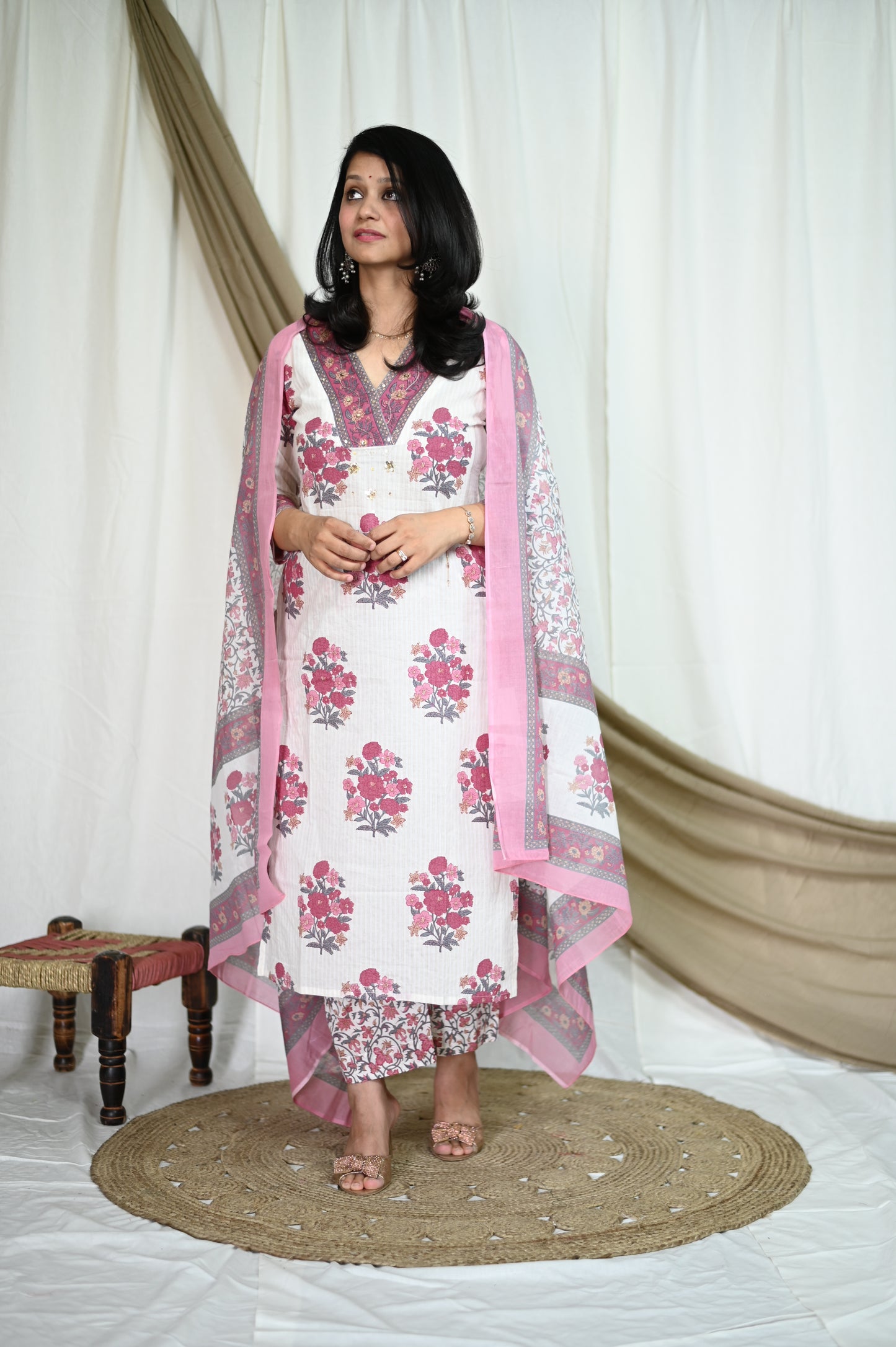 Avanti Handblock Cotton Suit Set