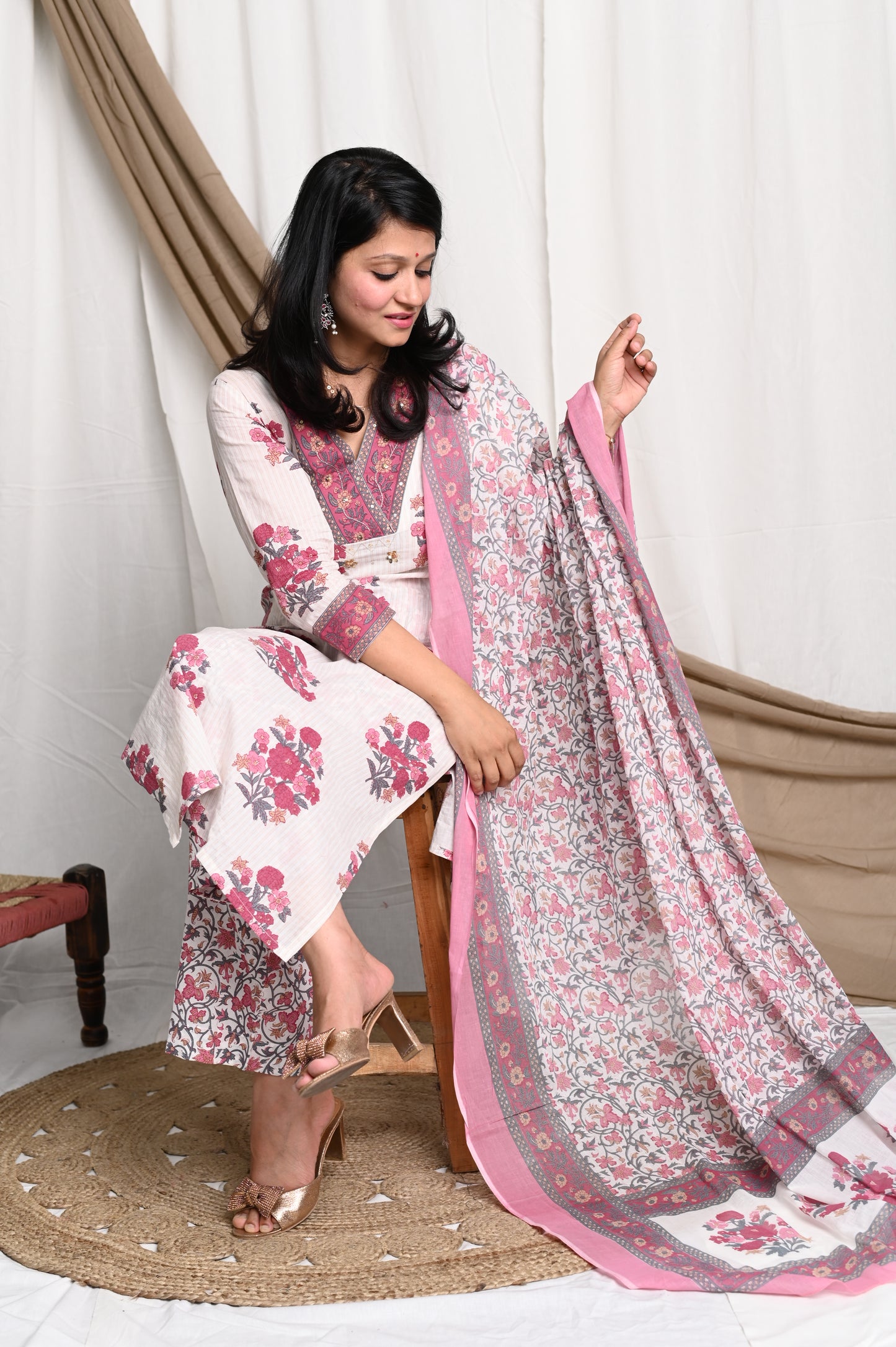 Avanti Handblock Cotton Suit Set