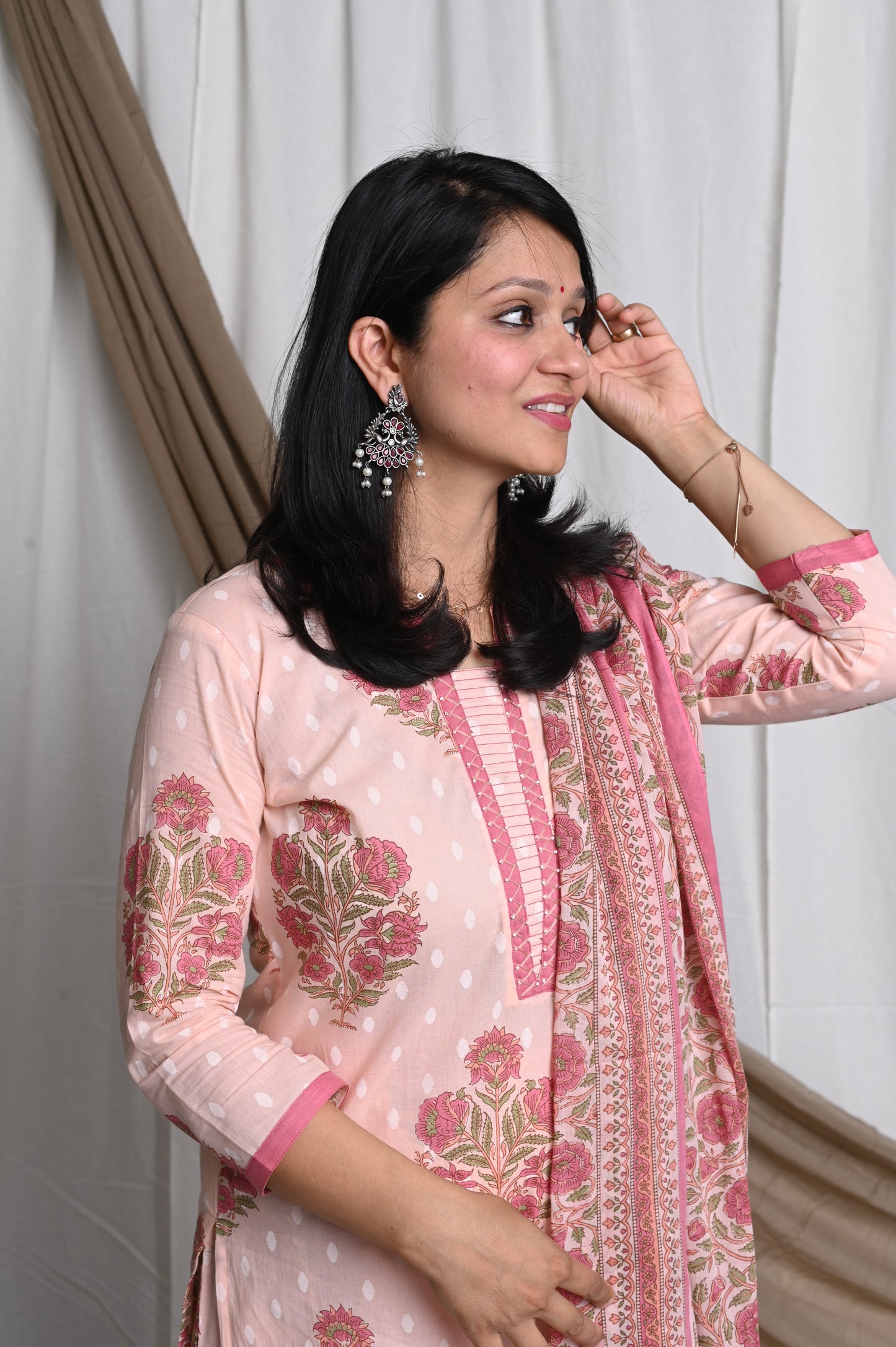 Zohra cotton suit set