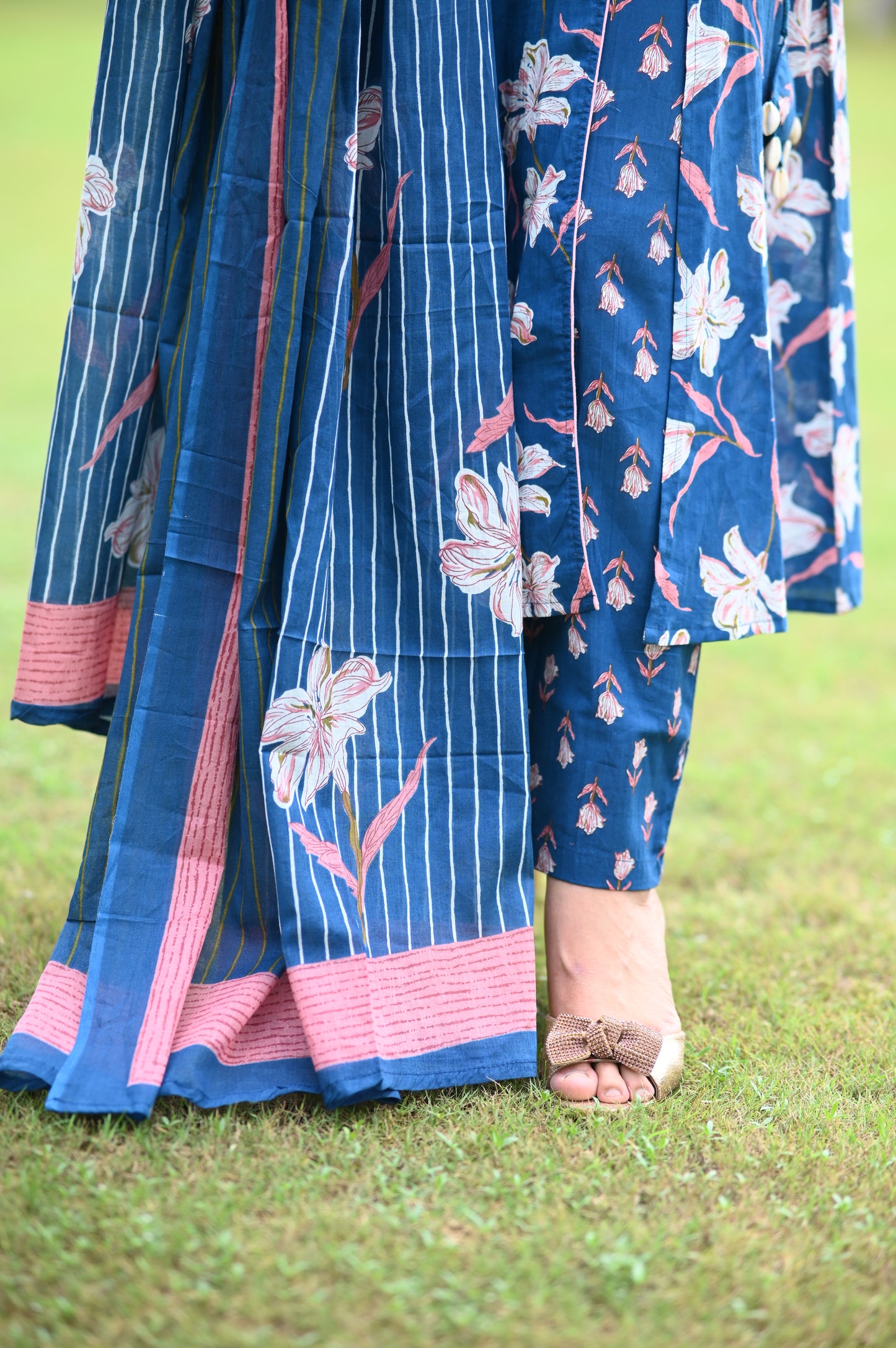 Firoza A-Line Cotton Suit Set
