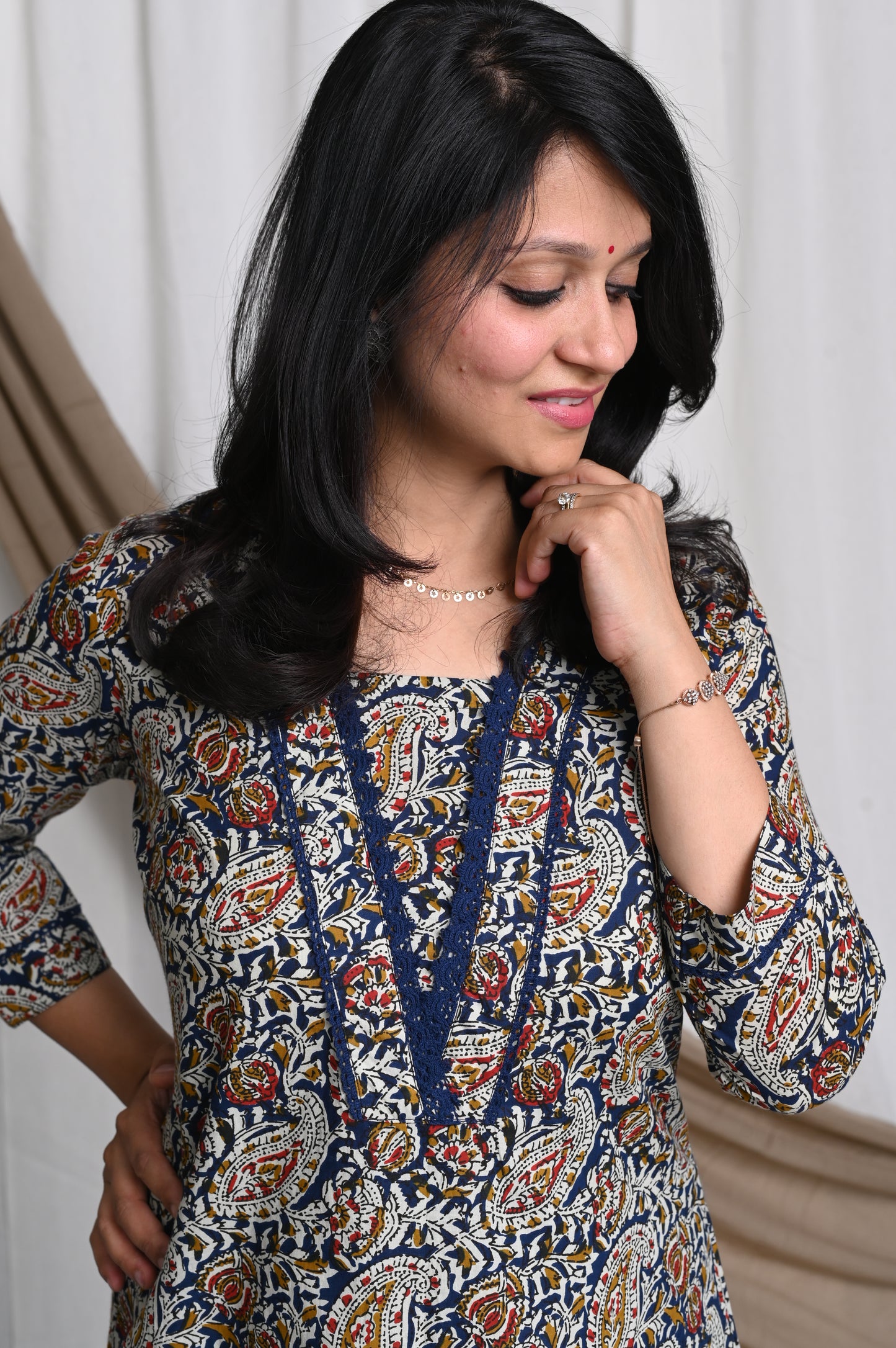 Gauri Cotton Kurta Pant Set