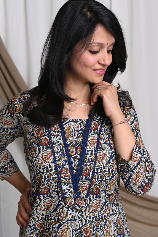 Gauri Cotton Kurta Pant Set