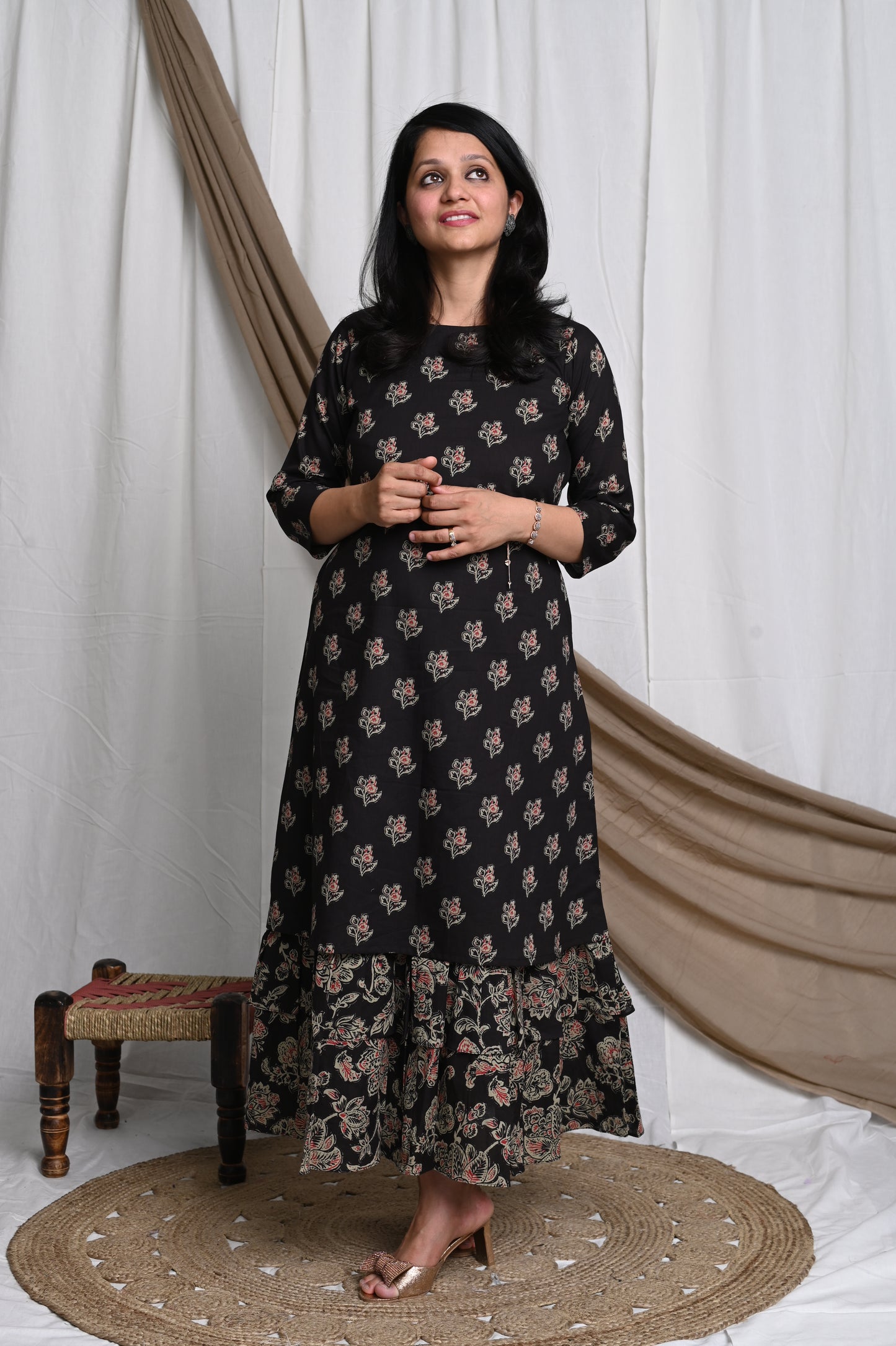 Kashish cotton midi dress