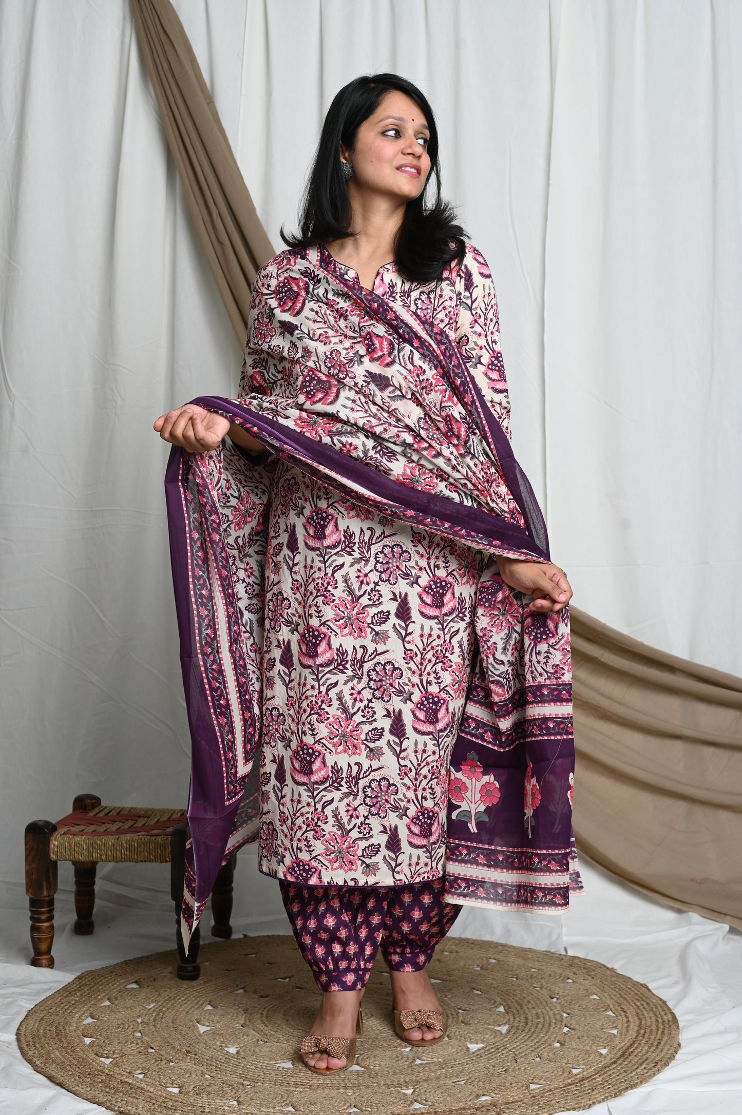Lily Afghani Cotton Suit Set