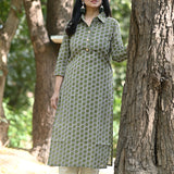 Geni Green Cotton Kurti