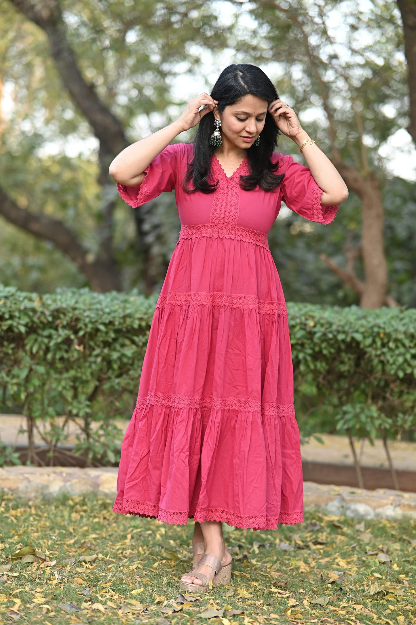 Rani Cotton Tier Gown