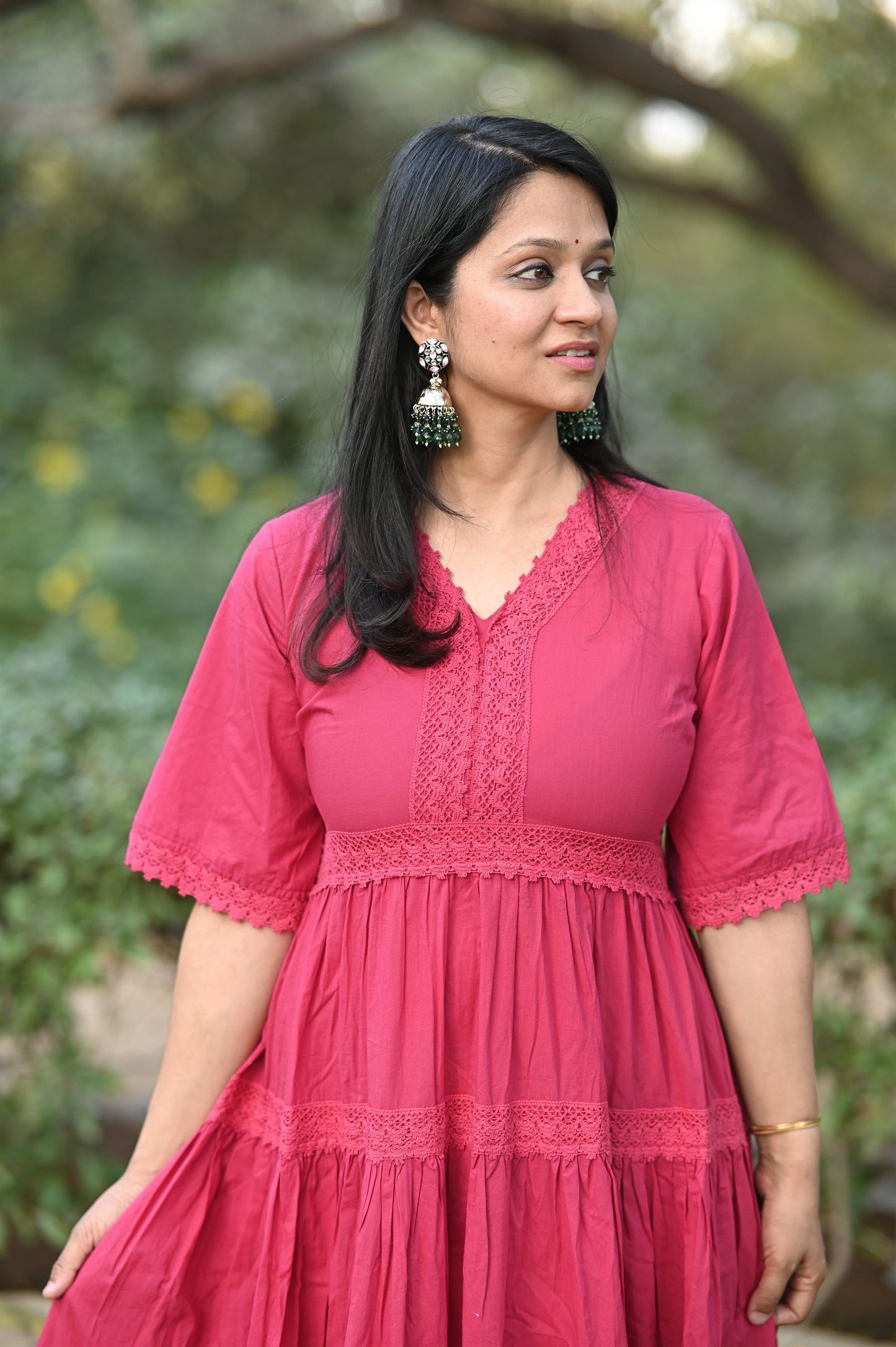 Rani Cotton Tier Gown